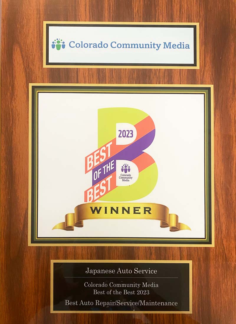 2023 Colorado Community Media Best of the Best Japanese Auto Service Arvada